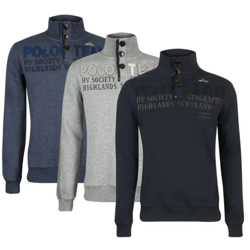 HV Polo Morgan Mens Sweater - Denim Melange 